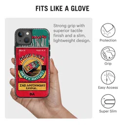 DailyObjects Red & Yellow Printed iPhone 13 Phone Case image 2