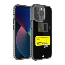 DailyObjects Black & Yellow Printed iPhone 13 Pro Back Case-65