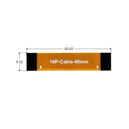 Waveshare PCIe Flexible Cable 40mm for Raspberry Pi 5, Suitable for Various Raspberry Pi 5 PCIe HATs image 1