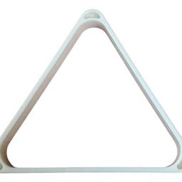 generic KBA Pool and Snooker Table Heavy Plastic Triangle Frame in White Color image 3