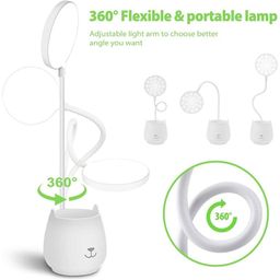 T TOPLINE Table Lamp for Student,LED Study/Table/Desk Lamp with Pen Holder,(Study Lamp) image 4