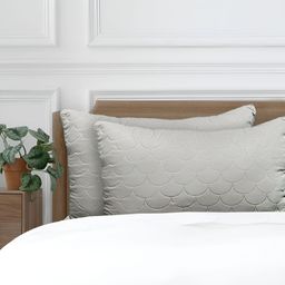 Aura Grey 2 Pieces Fibre Filled Breathable Sleep Pillow image 1