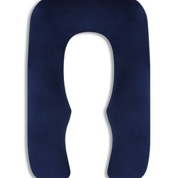 Dormyo Blue & Grey Fibre Filled Breathable Maternity Pillow-image-88