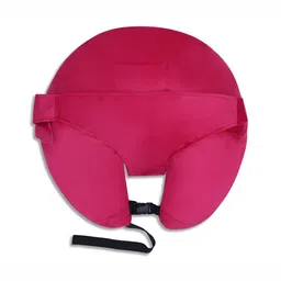 Dormyo Pink Fibre Filled Breathable Maternity Pillow-picture-37
