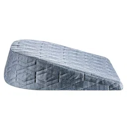 The White Willow Grey Solid Wedge Pregnancy Pillow-58