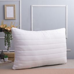 Featherlite White Self-Design Memory Foam Granule Soft Sleep Pillow-10