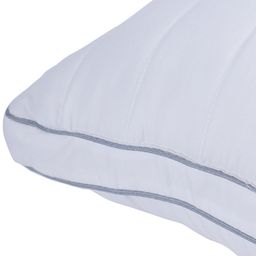 Featherlite White Striped Memory Foam Granule Firm Sleep Pillow image 3