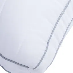 Featherlite White Striped Memory Foam Granule Firm Sleep Pillow image 4