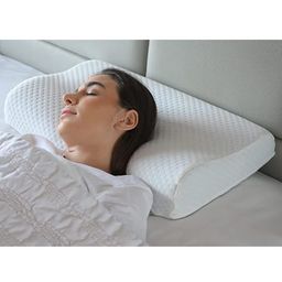 Sleepsia White Solid Memory Foam Pillows-12