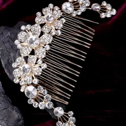 FIMBUL Women Crystal Bride Wedding Hair Comb Pin-picture-38