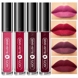 NOY Set Of 4 Blush Babe Waterproof Liquid Matte Lipsticks 4ml Each- Shades 02+ 03+ 05+ 07-71