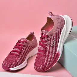Red Tape Women Pink Mesh Walking Shoes-image-33