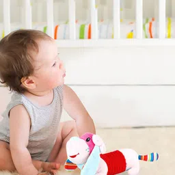 Baby Moo Kids Puppy Quack Sound Plush Stuffed Handheld Rattle Toy-42