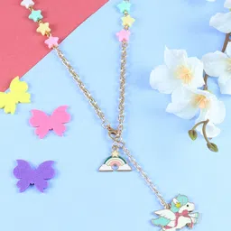 Asthetika Kids Girls Gold-Plated Necklace-image-22