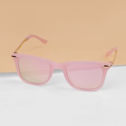 DukieKooky Unisex Kids Pink Wayfarer Sunglasses with UV Protected Lens - DKSG344C-image-70