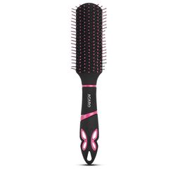 Agaro Delight Flat Hair Brush for Smoothening - Black & Pink-picture-47