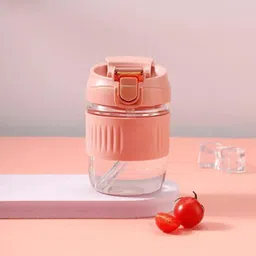 YELONA Pink Borosilicate Glass Coffee Tumbler 350 ml-image-20