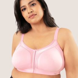 Nykd Plus Size Seamless Full Support M-Frame Cotton Full Coverage Bra - NYB101-2
