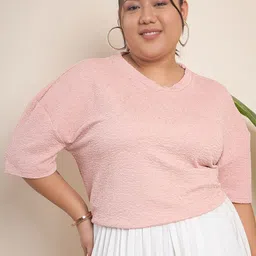 CURVY STREET Drop Shoulder Sleeves Top-picture-42