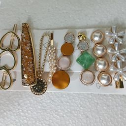 SYGA Set Of 8 Beaded Bobby Pins-22
