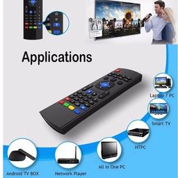 ROCKTECH 3 in 1 Universal Air Mouse Remote (Mouse + Keyboard) - 2.4 Ghz Wireless Connection, Intelligent Learning (IR) Air Fly Smart for PC, Smart TV, Android TV Box image 4