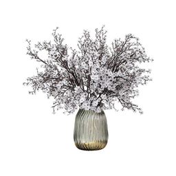 BS AMOR White Artificial Gypsophila Flower Bouquet-58