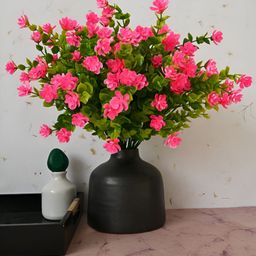Blooming Floret Pink Alstroemeria Artificial Flower-24