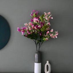 Blooming Floret Pink & Green Artificial Flower-18