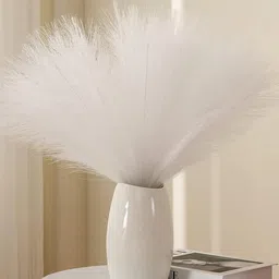 Homesake White 6-Pieces Faux Pampas Grass Plant-46