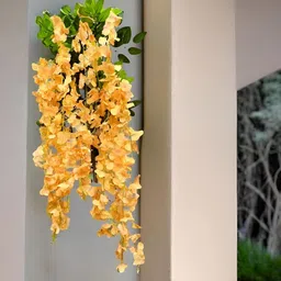 Akaar Peach 4 Pieces Hanging Artificial Flower-picture-13