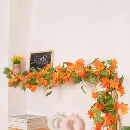 BS AMOR Set Of 10 Maple Creepers With Leaves Hanging Plants-53