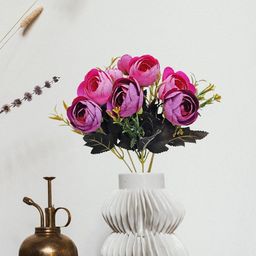 ARTSY Purple Artificial Rose Flowers-image-13