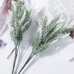 Homesake 4-Pcs White UV-Resistant Faux Lavender Flower-52