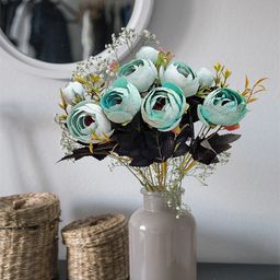 ARTSY Green Rose Artificial Flower-image-35