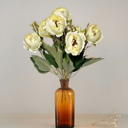 ARTSY White & Green Chrysanthemum Artificial Flower-19