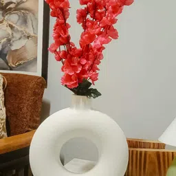 Homesake Red 4-Pieces UV-Resistant Faux Blossom Flower-image-23