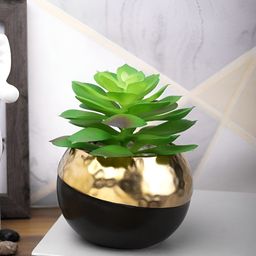 TAYHAA Green Succulent Artificial Plant With Pot-36