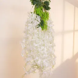 Home Bloom White 10 Pieces Hanging Artificial Flowers-image-62