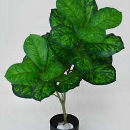 Blooming Floret Green Artificial Plant With Pot-83