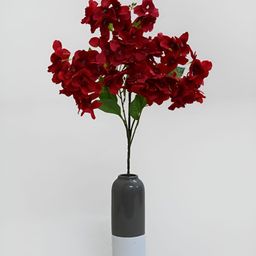 Blooming Floret Red Daffodil Non-Hanging Artificial Plant-54