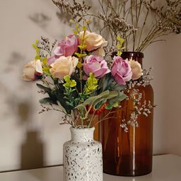 ARTSY Cream Poppy Artificial Flower-22