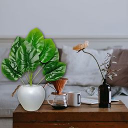 ARTSY Green Maple Artificial Plant With Pot-image-26
