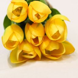 AMFLIX Yellow Tulip Artificial Flowers and Plants-image-19
