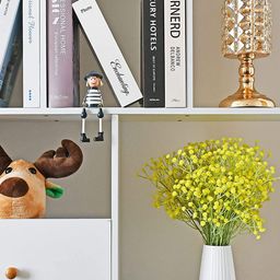 XERGY Yellow & Green 5 Pieces Artificial Gypsophilia Plants-54