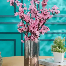 BS AMOR Pink Gypsophila Flower With Vase-23