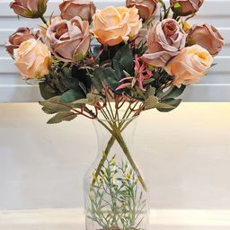 ARTSY Unisex Brown & Green Artificial Flowers & Plants-0