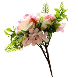 The Better Home Pink Artificial Rose Core With Pot image 5