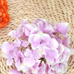 XERGY Set of 3 Lavender Hydragena Artificial Flower image 2