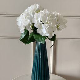 Blooming Floret White Hydrangea Artificial Flower image 4