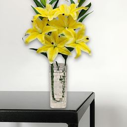 ARTSY Yellow Lily Artificial Flower image 4